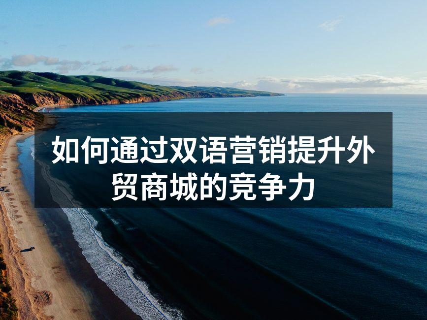 如何通过双语营销提升外贸商城的竞争力