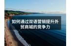 如何通过双语营销提升外贸商城的竞争力